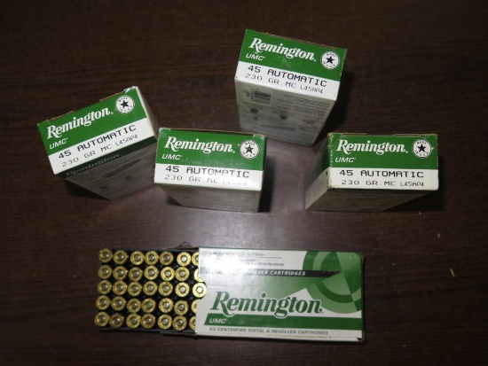 250rds Remington 45auto 230gr, tag#5283