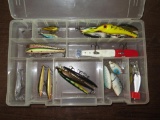 Box of fishing lures, tag#5041