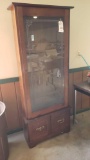 8 gun gun cabinet, tag#5123