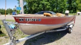 1983 Lund 16' fishing boat with 25hp Johnson (has been sitting for a few ye