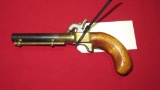 Vintage black powder pistol, tag#5205