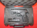 Ruger 03340 9mm luger semi auto pistol, LaserMax micro, case, only shot 15x