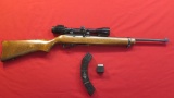 Ruger 10/22 Carbine .22LR semi auto, Bushnell Banner scope, 3 mags , tag#53