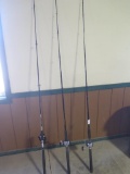 (3) Down rigger rods, tag#5431