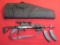 IO Inc AK47 7.62x39cal semi auto, folding but/t stock, mag, release, foregr