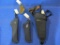 3-black nylon holsters, 6