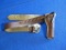 Banchi No. 10 leather holster and belt, tag#6540