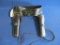 Black dual leather holster & belt, tag#6544