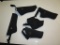 (4) Black nylon holsters, tag#6754