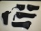 (5) Black nylon holsters, tag#6755