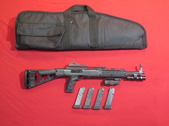 Hi Point Model 4095 .40s&w carbine, light kit, (5) mags, Hi-Point case, lik
