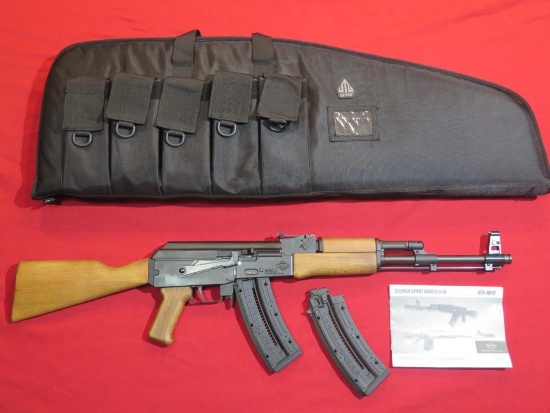 GSG AK .22LR HV semi auto, (2) mags, case, like new with box , tag#6180