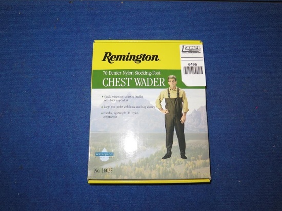 Remington Nylon stocking foot chest waders,, tag#6496