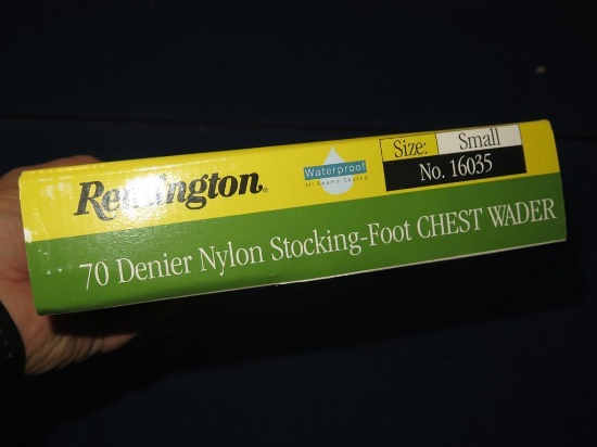 Remington Nylon stocking foot chest waders,, tag#6497