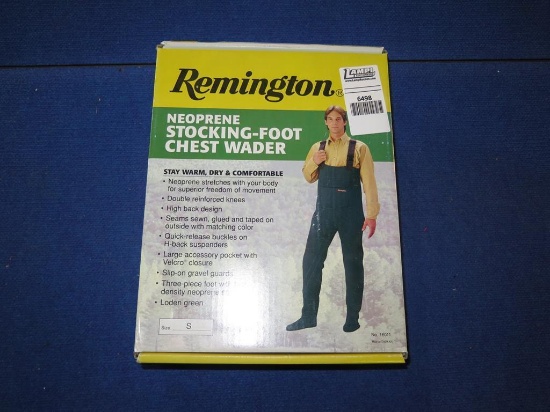 Remington Neoprene stocking foot chest waders, tag#6498