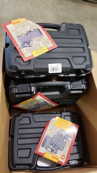 3-Pistol cases, tag# 6512