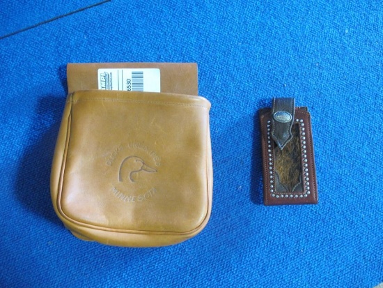 DU shell pouch & leather cell phone case, tag#6530