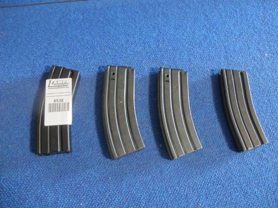 4-20rd AR-15 mags, tag#6538