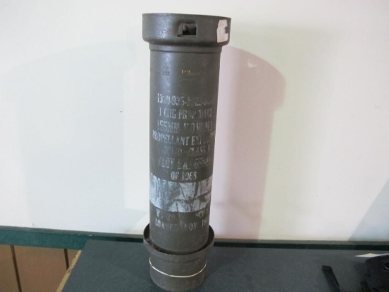 Military 155mm M1 propellant, tag#6571