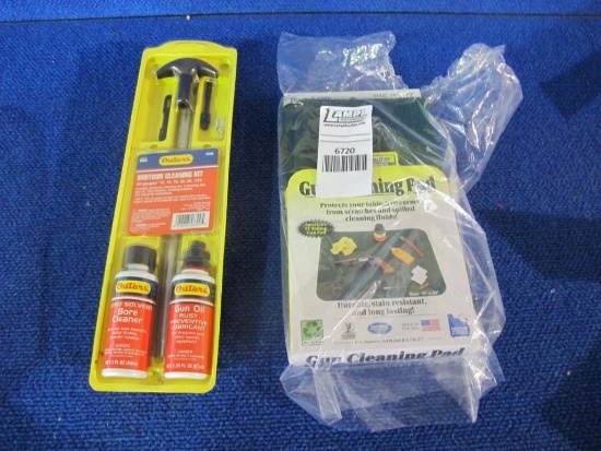 Shotgun cleaning kit & gun cleaning pad, tag#6720