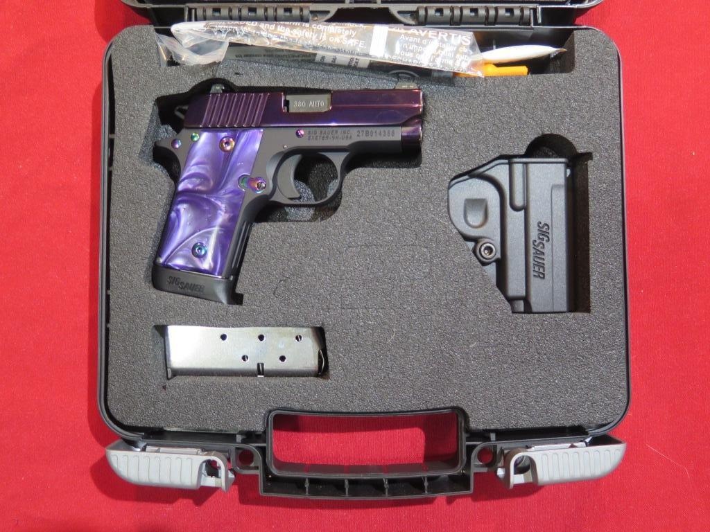 Sig Sauer P 238 380 Semi Auto Pistol Purple Pearl Grips Purple Slide Ex Firearms Military Artifacts Firearms Pistols Semi Automatic Pistols Online Auctions Proxibid Sig Sauer P 238 380 Semi Auto Pistol Purple Pearl Grips Purple Slide Ex Firearms Military Artifacts Firearms Pistols Semi Automatic Pistols Online Auctions Proxibid