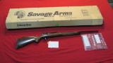 Savage 25 .204 ruger bolt, like new in box, clip feed, extra mag, walnut st