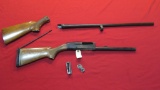 Remington 58 12ga semi auto, receiver, mag, stock, misc parts only, NOT a w
