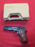 Chiappa 1911-22 .22LR semi auto pistol, original case, extra mag, wood grip