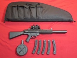 American Tactical GSG-522 .22 semi auto rifle, (5) 25rd mags, BSA red dot s