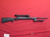 Savage Model 11 .22-250 bolt, Bushnell Scope Chief VI scope, blued, bipod ,