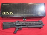 UTAS 12ga semi auto, 15rd mag, tactical light with laser, tactical choke tu