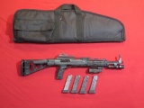 Hi Point Model 4095 .40s&w carbine, light kit, (5) mags, Hi-Point case, lik