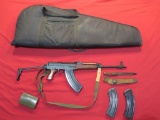 VZ VZ2008 Sporter 7.62x39 semi auto, folding stock, (3) 20rd mags, bayonet,