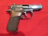 CZ Model 83 .380cal semi auto pistol, wooden grips , tag#6147