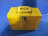 Wooden gun cleaning box, , tag#6460