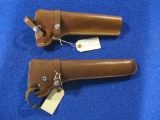 2 - leather holsters, 8