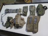 Misc military holsters, pouches, ....