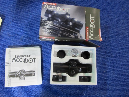 Tasco AccuDot Red Dot scope, new in box, tag#6092