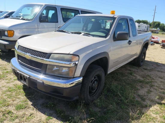 2004 Chevrolet Colorado PU Comp 4wd Ext Cab, 4x4, 3.5 inline 5cyl, 129,271m