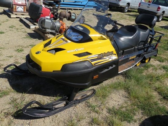 2009 Ski Doo Skandic Rotax V800 4-tec Snowmobile--Rescue, Reverse, Electric