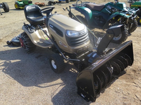 Craftsman 2007 22hp, 42" deck, 2 stage snow thrower - runs good~1166