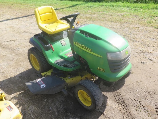 John Deere L120 48" deck 22hp hydro~1602