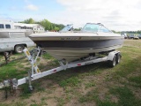 1985 Crestliner runabout with Mercruiser 350 I/O (runs good) with 1985 Shor