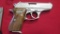 Bersa 383-A .380 single action/Double action pistol, nickle plated, 2 magaz