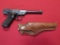 High Standard Dura Matic M=101, 22 ga semi auto pistol; w/holster , tag#713