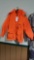 Mountain Prairie blaze orange hunting jacket & bibs, size XL, tag#7352