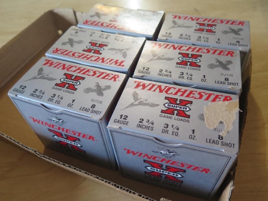 150rds Winchester Super game loads 12ga 2 3/4" #8 lead shot, tag#7804