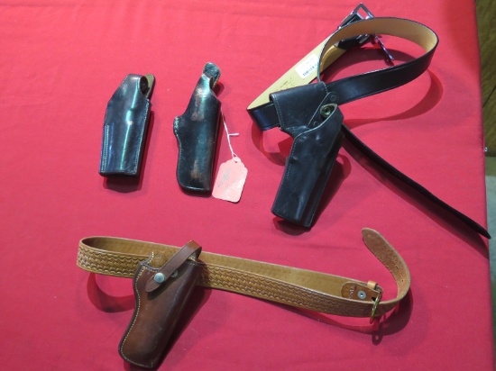 Leather holsters, tag#8100
