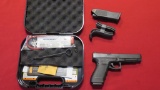 Glock 41 .45Auto semi auto pistol, 2 mags, extra grips, case, new, tag#7363