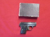 Colt 1908 .25 semi auto pistol, 1915, 2 tone mag, with box, tag#7499